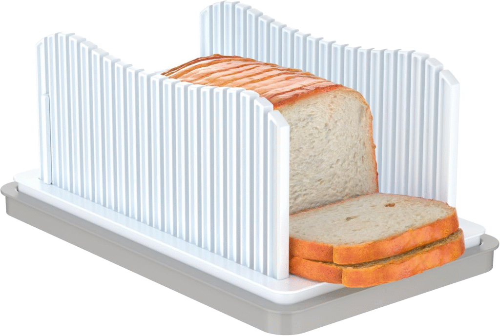 Bread Slicer for Homemade Bread Review 2025: Foldable Cutter with Crumb Tray & Adjustable Width for Perfect 0.48‑Inch Slices 1 image 102