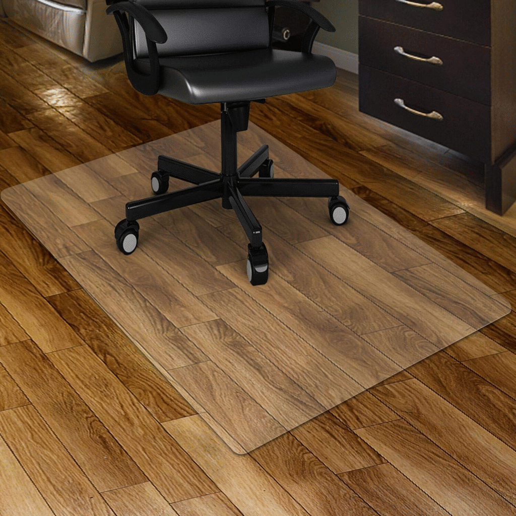 Kuyal Clear Chair Mat for Hard Floors Review (36 x 48): Transparent, No‑Slip Protection for Wood, Tile & Laminate 1 image 105