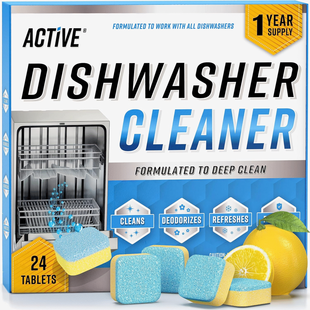 ACTIVE Dishwasher Cleaner and Deodorizer Tablets Review – The Best Deep Cleaning Solution for Your Dishwasher 1 image 111