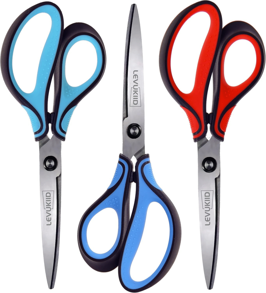 8.5 Inch Left-Handed Scissors – Perfect for Office and Study Use – Comfort Grip, Micro-Pointed Tip & High-Quality Stainless Steel Blade 1 image 119