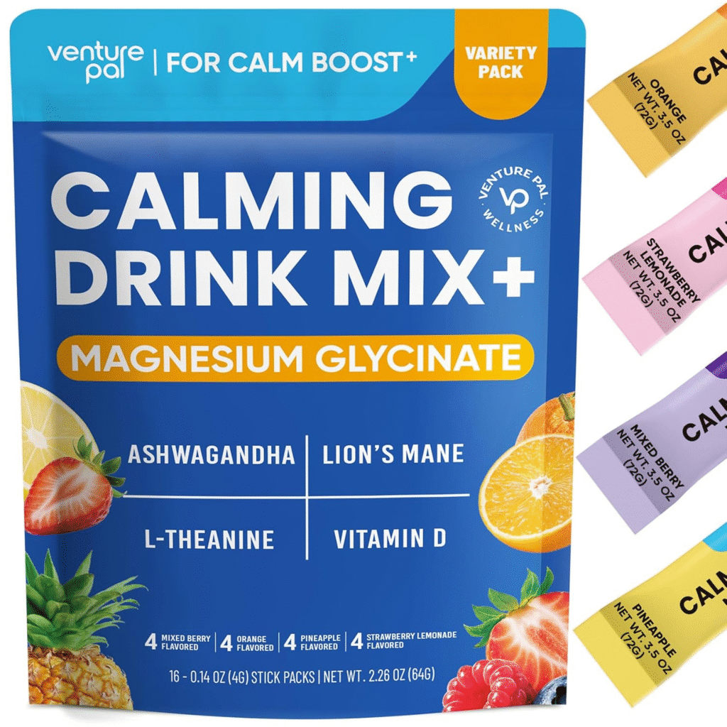 Venture Pal Calming Powdered Drink Mix Review: The Best Magnesium Supplement for Relaxation, Focus & Better Sleep 1 image 130