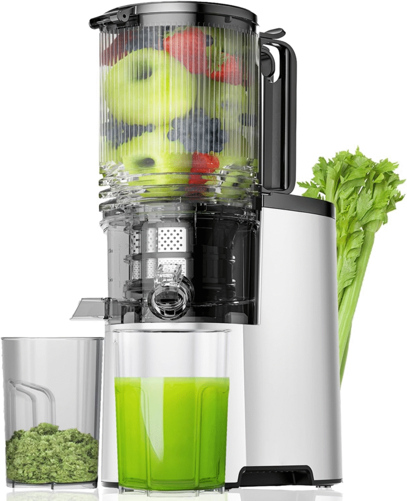 Cold Press Juicer Review: 5.3" Wide Feed Chute, 400W Slow Masticating Juicer 1 image 143