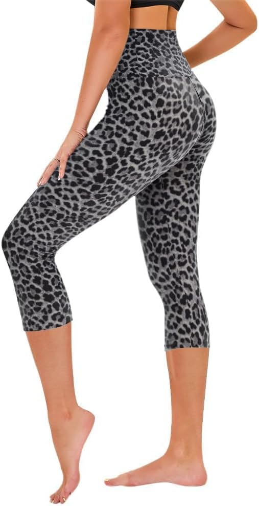 TNNZEET Capri Leggings for Women - Tummy Control Black Leggings with Pockets 1 image 145