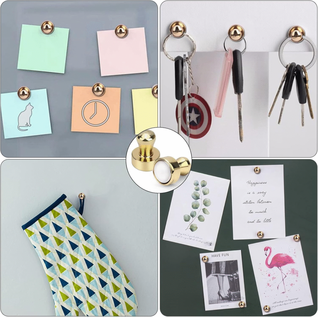 LOVIMAG 500Pcs Gold Fridge Magnets Review – Small, Strong & Stylish for Home, Office, and Classroom 1 image 15