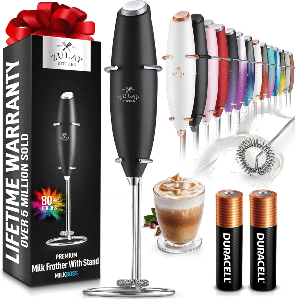 Zulay Kitchen Milk Frother Review – Best Handheld Coffee Foam Maker for Home Baristas 1 image 151