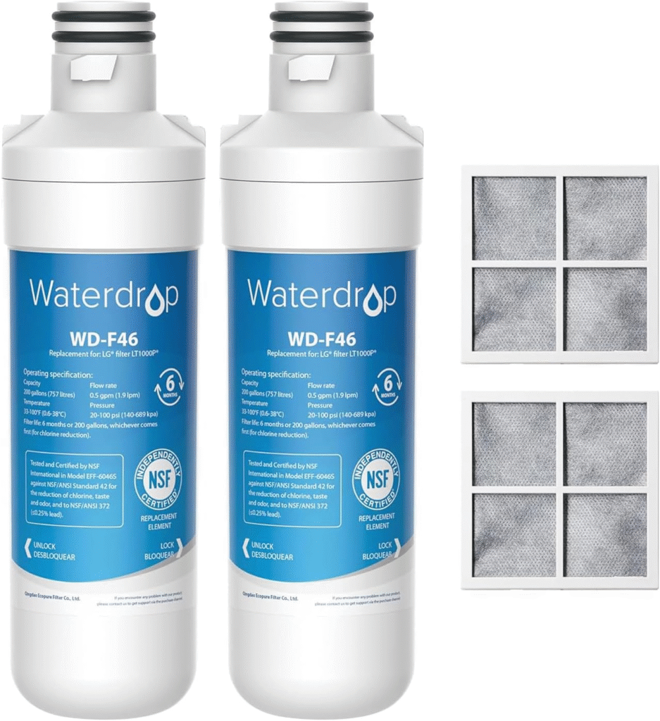 Waterdrop LT1000PC + LT120F Combo Review: The Best Value LG LT1000P Replacement (NSF 42 & 372 Certified) 1 image 158