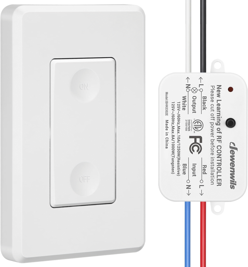 Upgrade Any Room Instantly: DEWENWILS Wireless Light Switch and Receiver Kit Review 1 image 16
