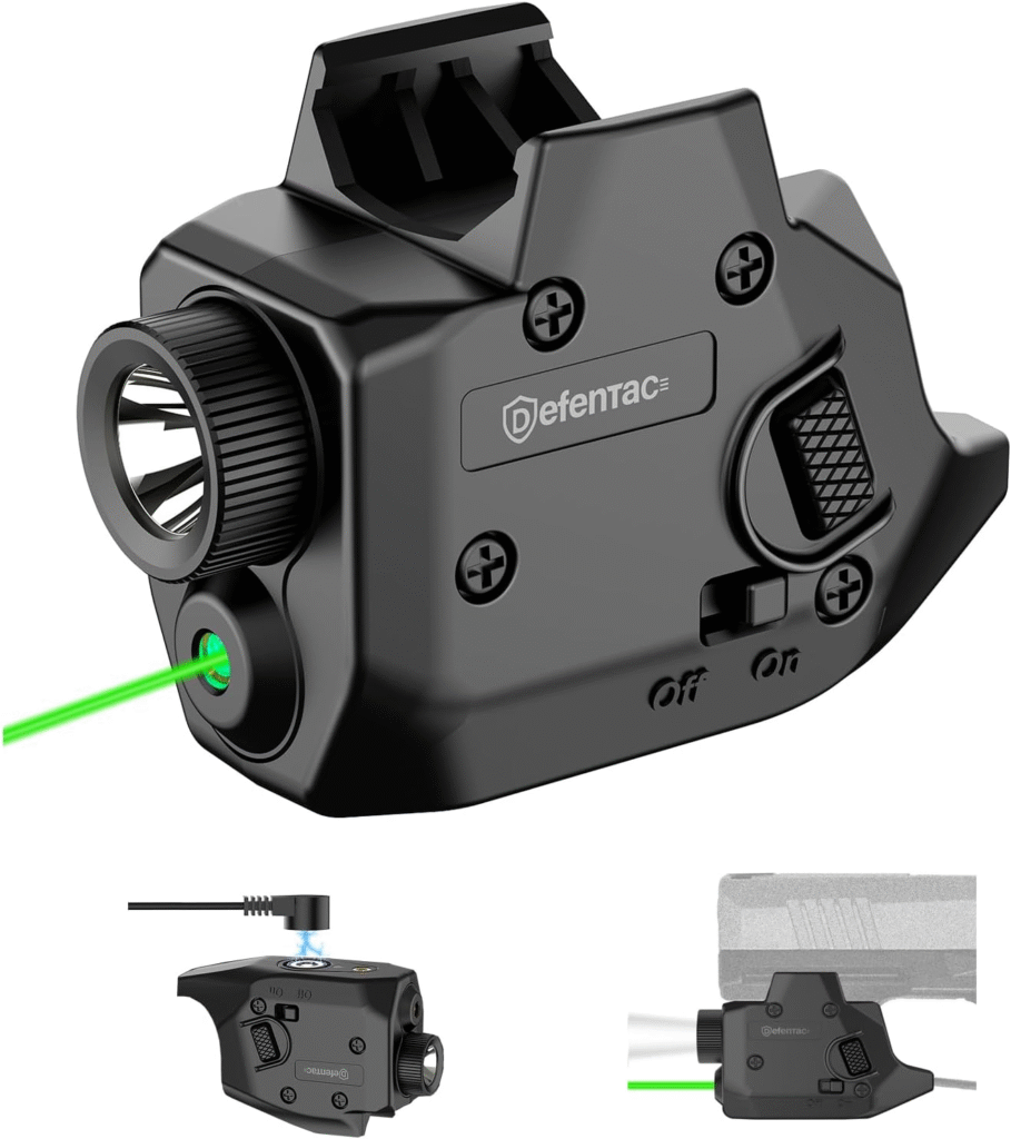DEFENTAC 350 Lumens Pistol Light & Green Laser Combo Review – The Perfect Fit for Sig Sauer P365/X/XL Owners 1 image 18