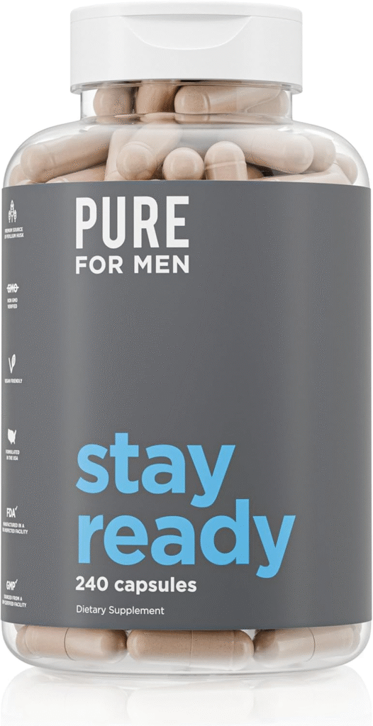 Pure for Men Stay Ready Fiber Supplement Review – Plant-Based Digestive Health Support in Vegan Capsules 1 image 49