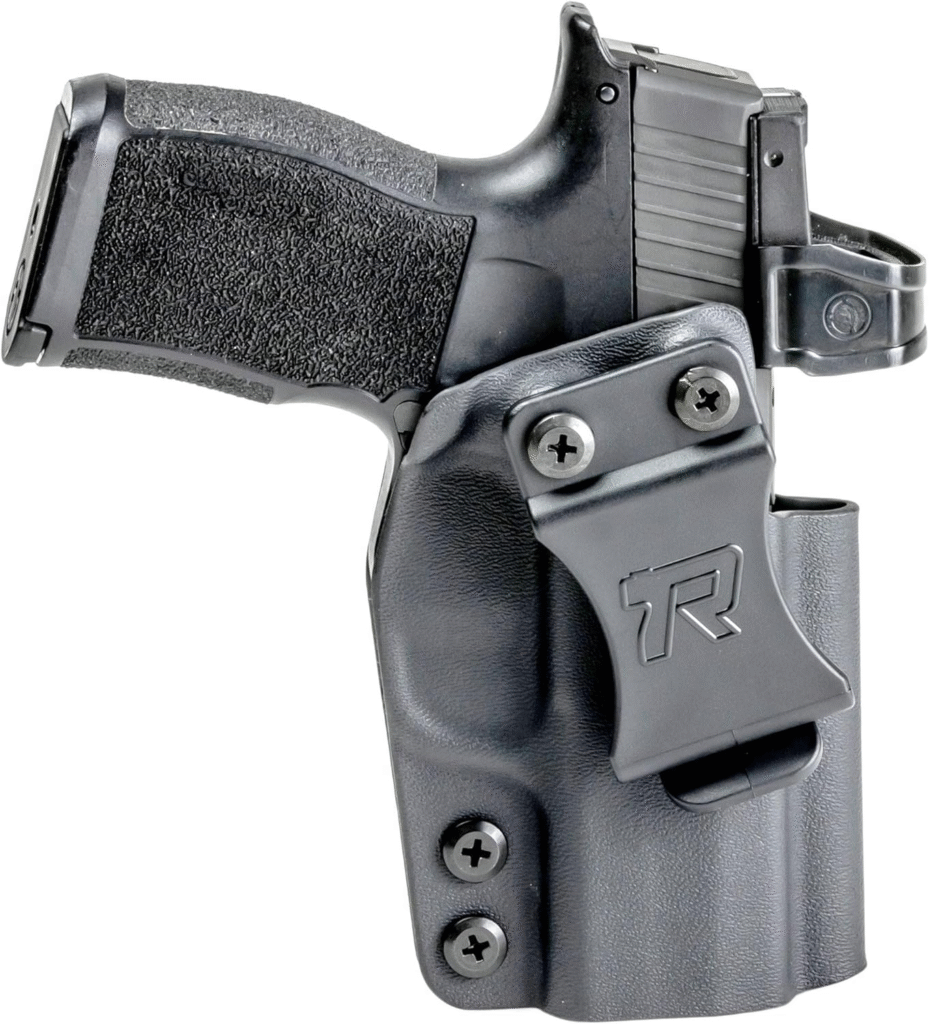 Rounded IWB Holster - Inside Waistband Concealed Carry for Smith & Wesson Bodyguard 2.0 – American-Made, Durable Black Kydex, Optics Ready – Comfortable, Adjustable, and Claw Compatible 1 image 83