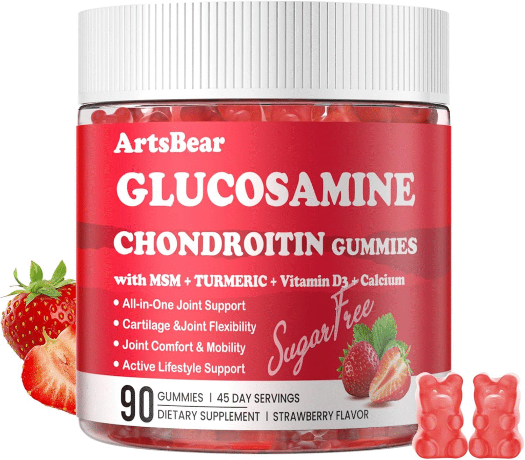 Glucosamine Chondroitin Gummies Review: Natural Joint Pain Relief & Cartilage Support 1 image 180