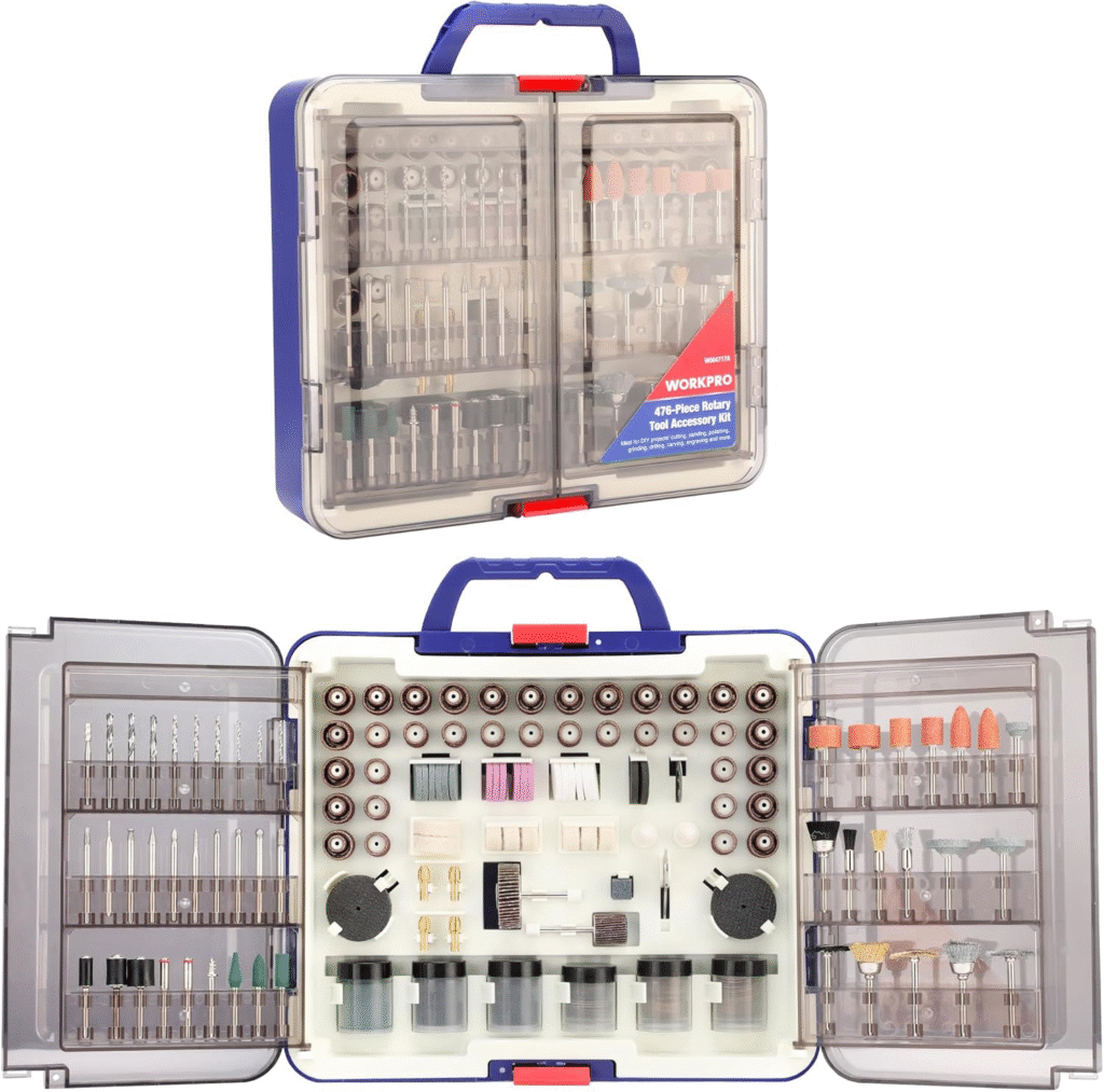 WORKPRO 476PCS Rotary Tool Accessories Kit Review – The Ultimate All-in-One Rotary Tool Bit Set for Every DIY Project 1 image 165